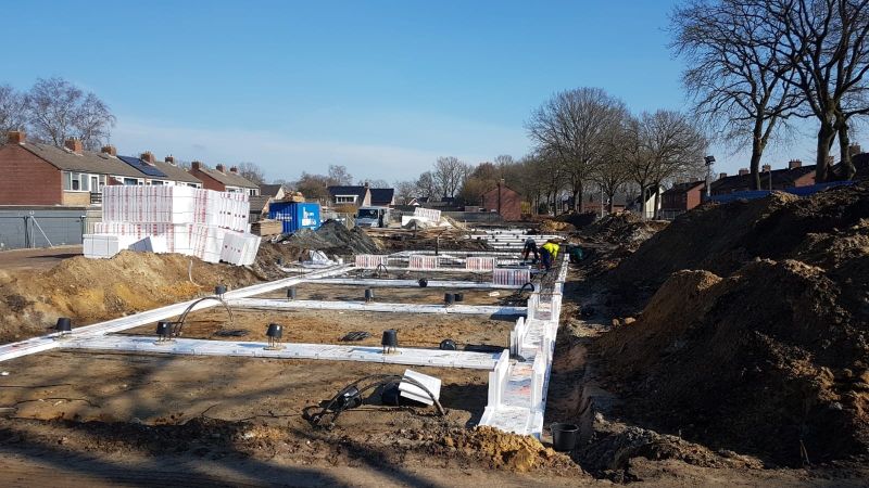 Fundering storten in Zuidlaren!